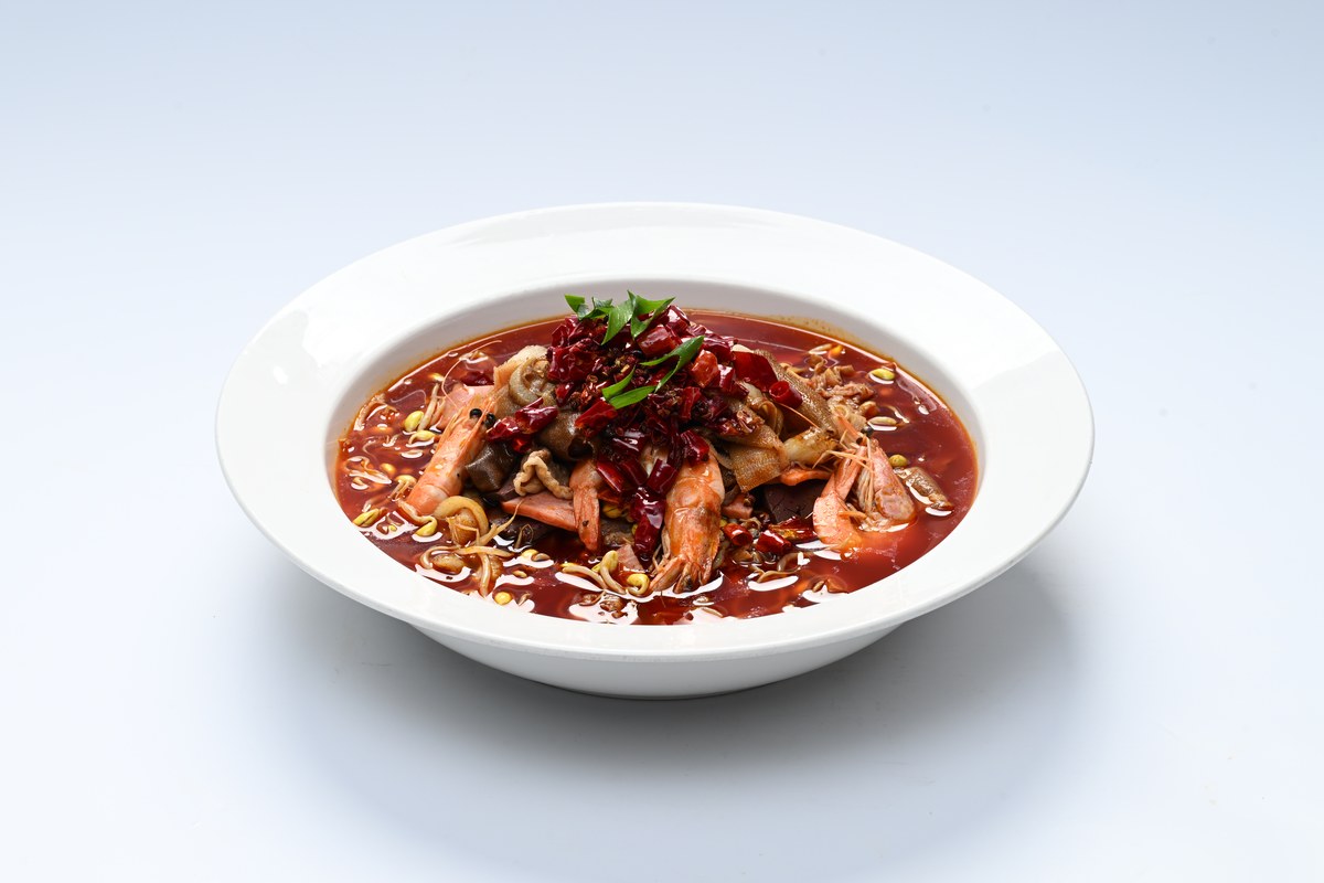 京都宴禧酒店渝味毛血旺实拍